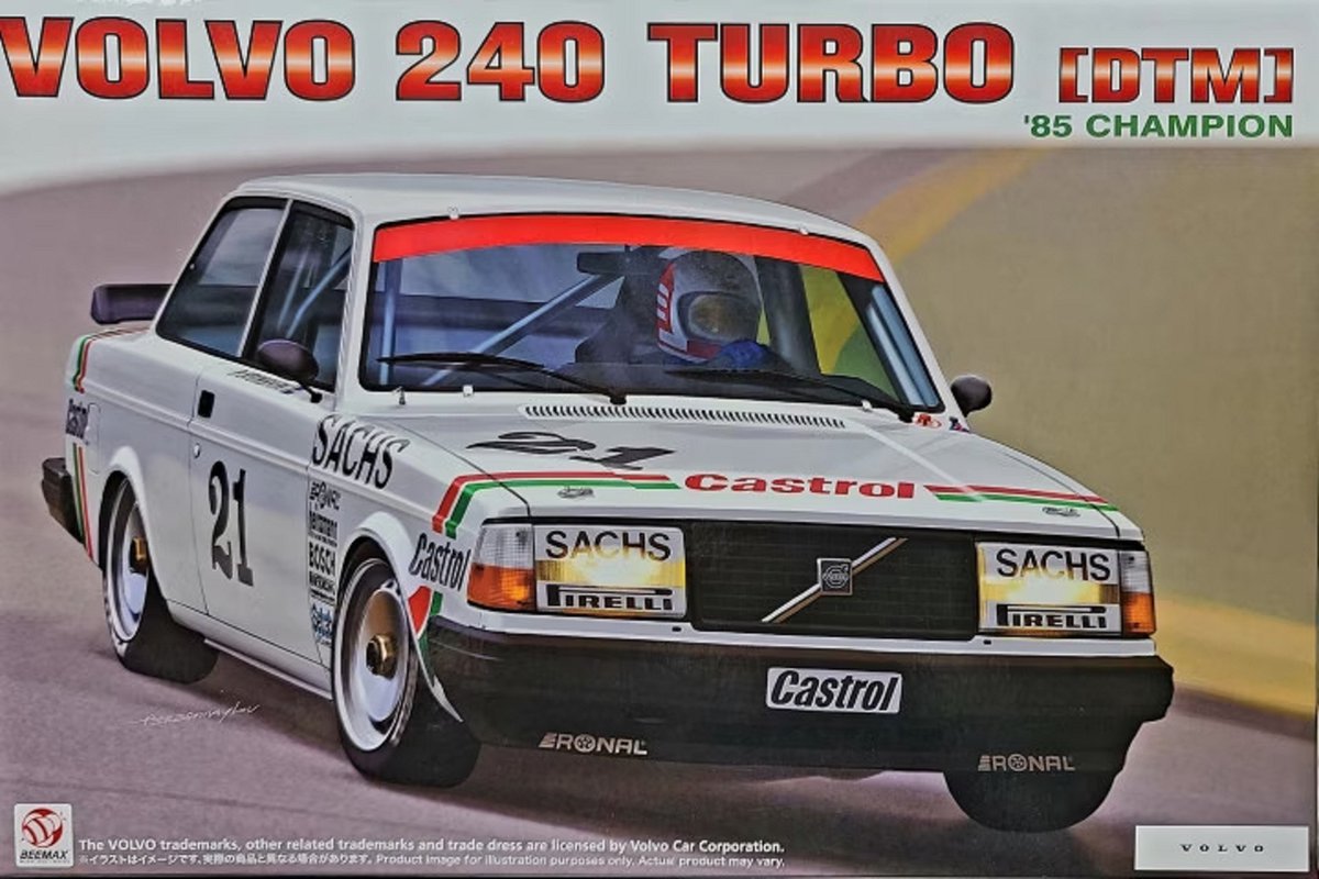 1:24 Beemax 24027 Volvo 240 Turbo [DTM] - 1985 Champion Plastic kit